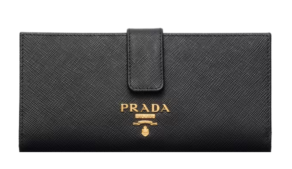Large Saffiano leather wallet
