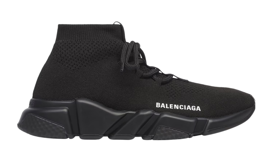 Women's Speed Lace-up Sneaker in Black