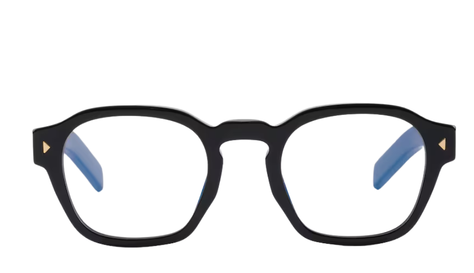 Sunglasses with the iconic metal plaque