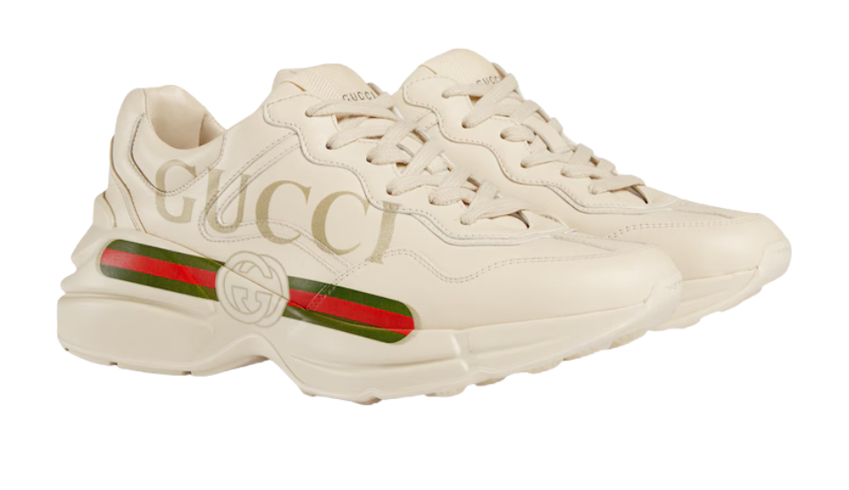 Women's Rhyton sneaker with Gucci logo