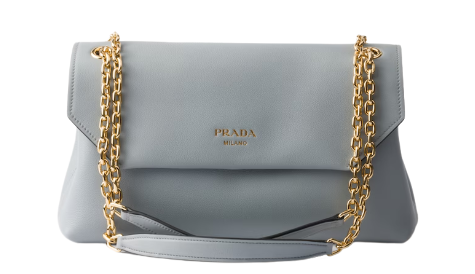 Prada Doux medium leather shoulder bag