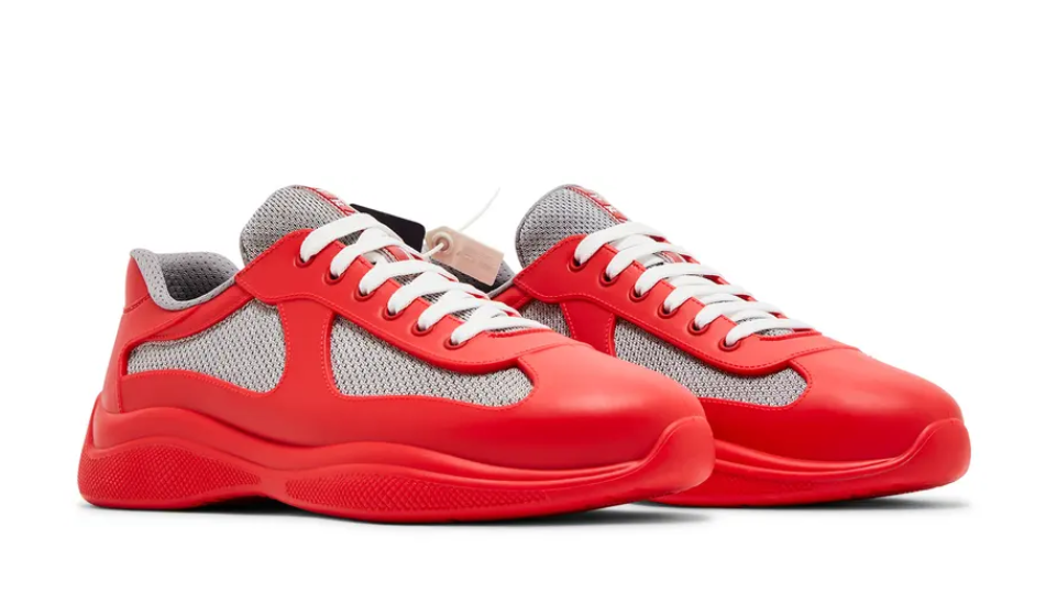 Prada America's Cup Soft rubber and bike fabric sneakers