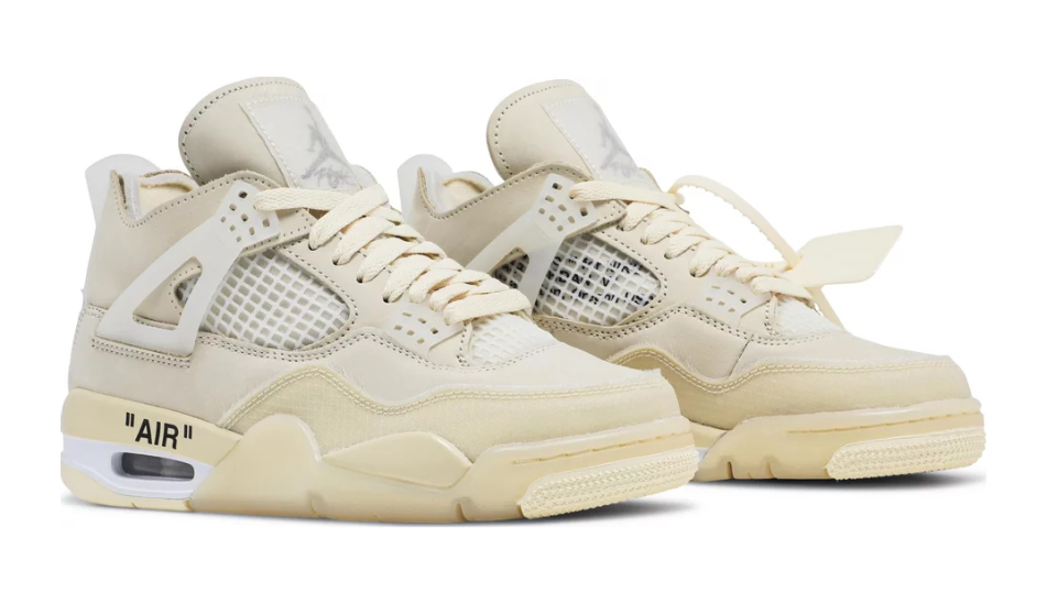 Off-White x Air Jordan 4 Retro SP 'Sail'