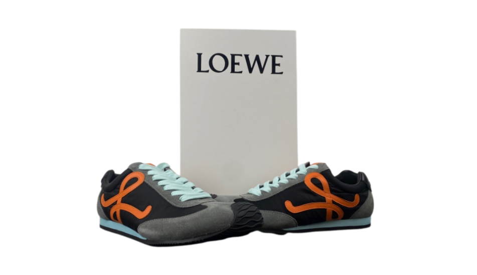 Ballet Runner 2.0 in nylon and calfskin