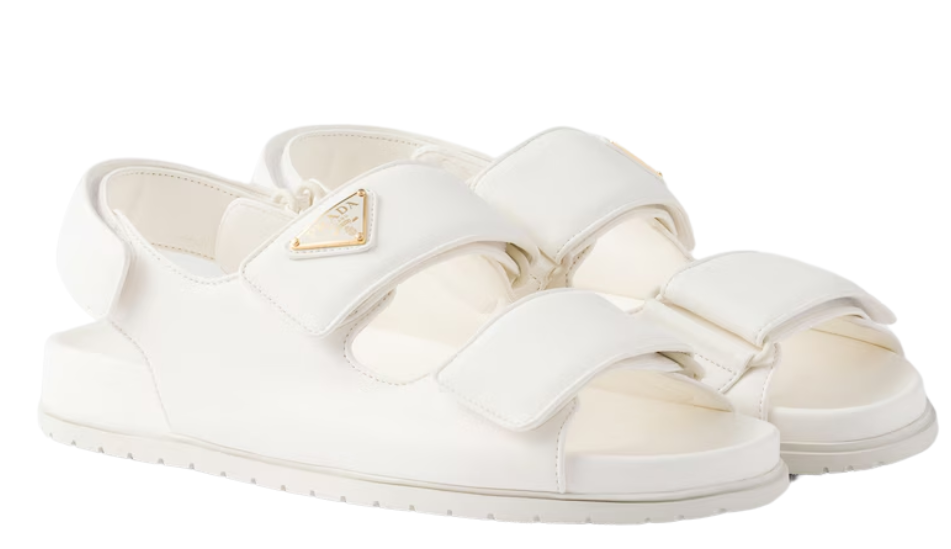 Nappa leather sandals