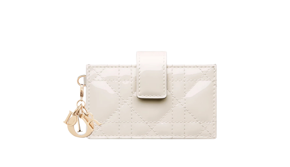 Lady Dior Jasmine Card Holder