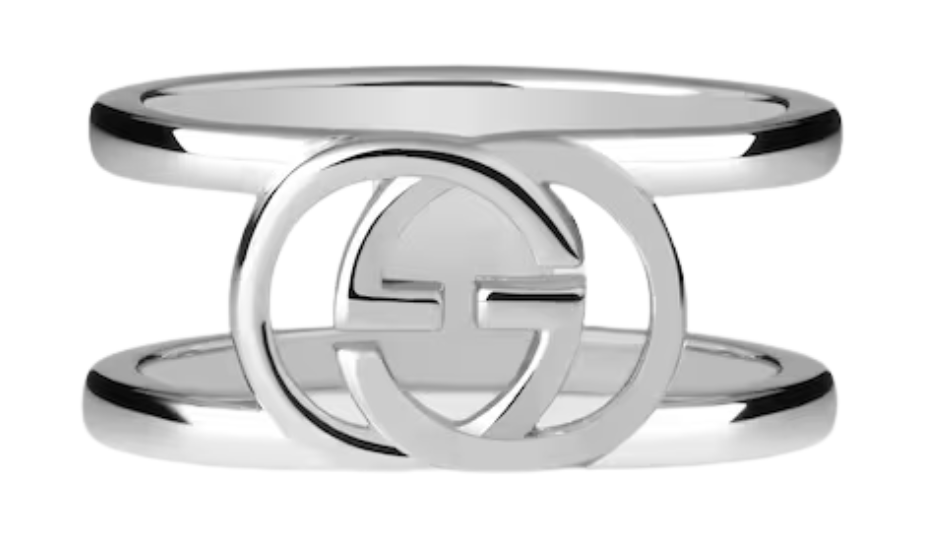 Gucci Interlocking wide open band