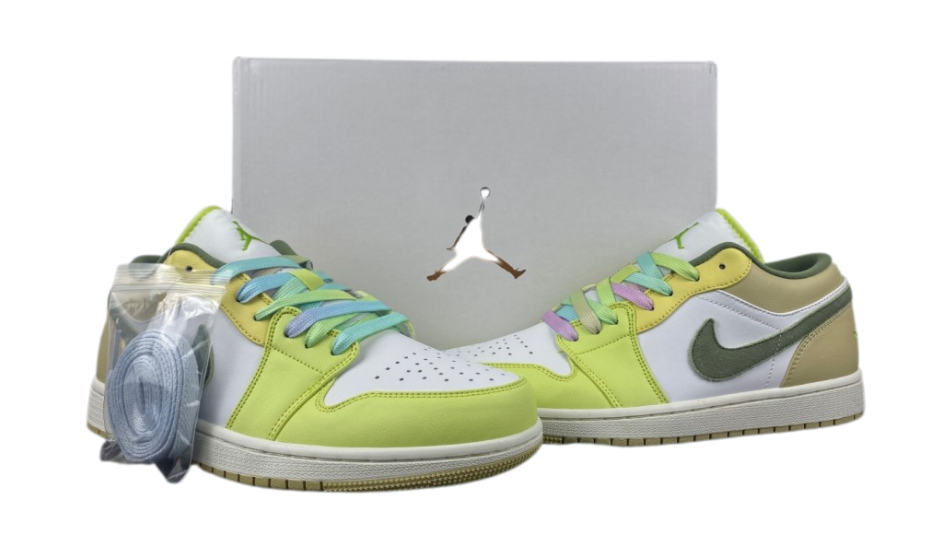 Nike Wmns Air Jordan 1 Low 'Sail Pale Citron'