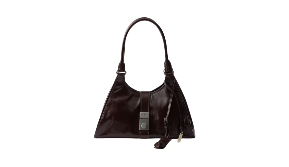 Medium leather tote bag
