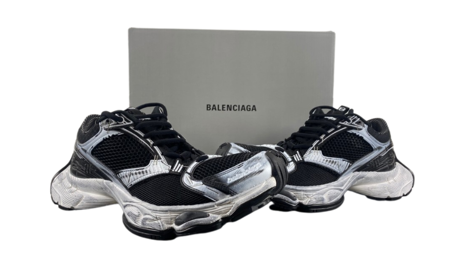 Balenciaga Stapler Sneaker 'black and white'