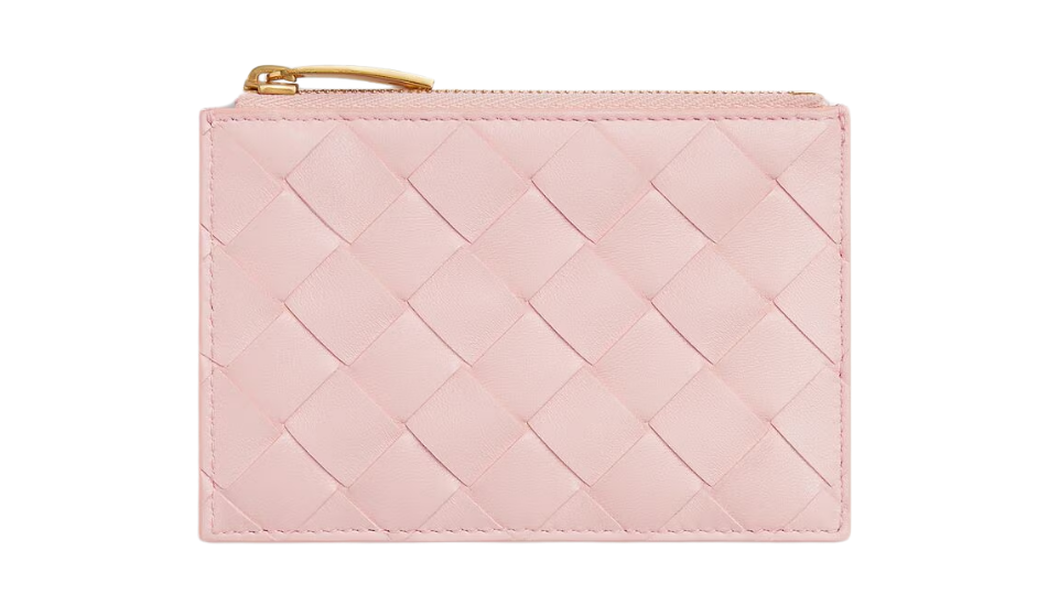 Intrecciato Zipped Card Case