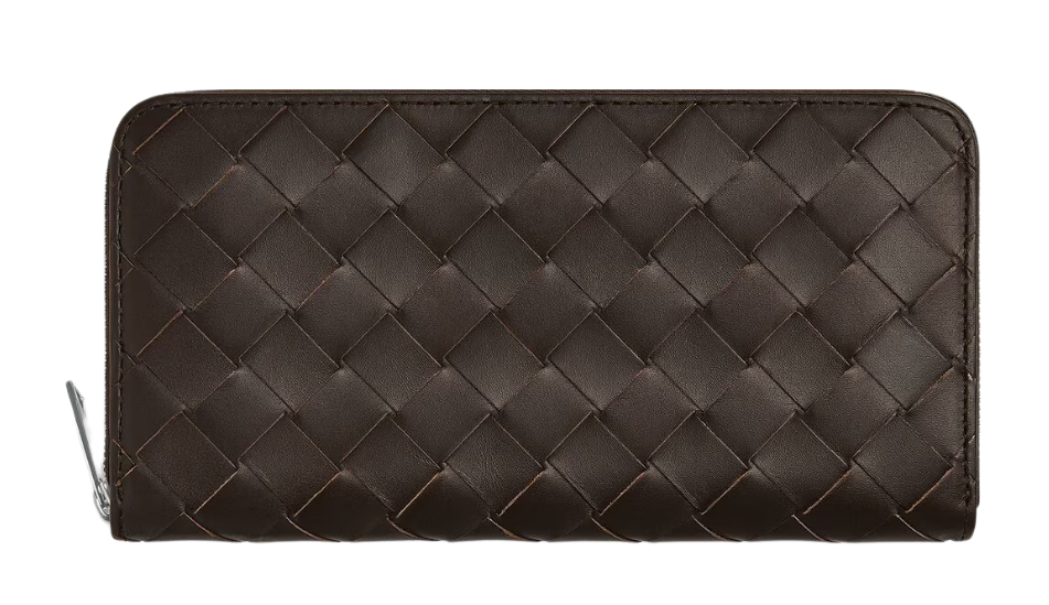 Intrecciato Zip Around Wallet