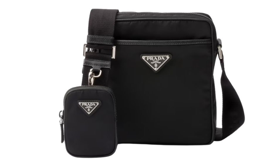 Saffiano leather shoulder bag