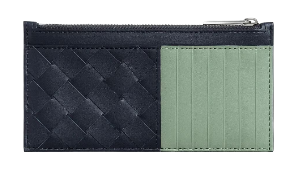 Intrecciato Long Zippered Card Case