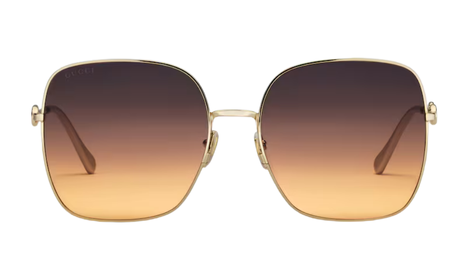 Oversize square-frame sunglasses