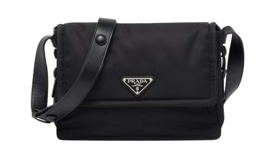 Small padded Re-Nylon shoulder bag