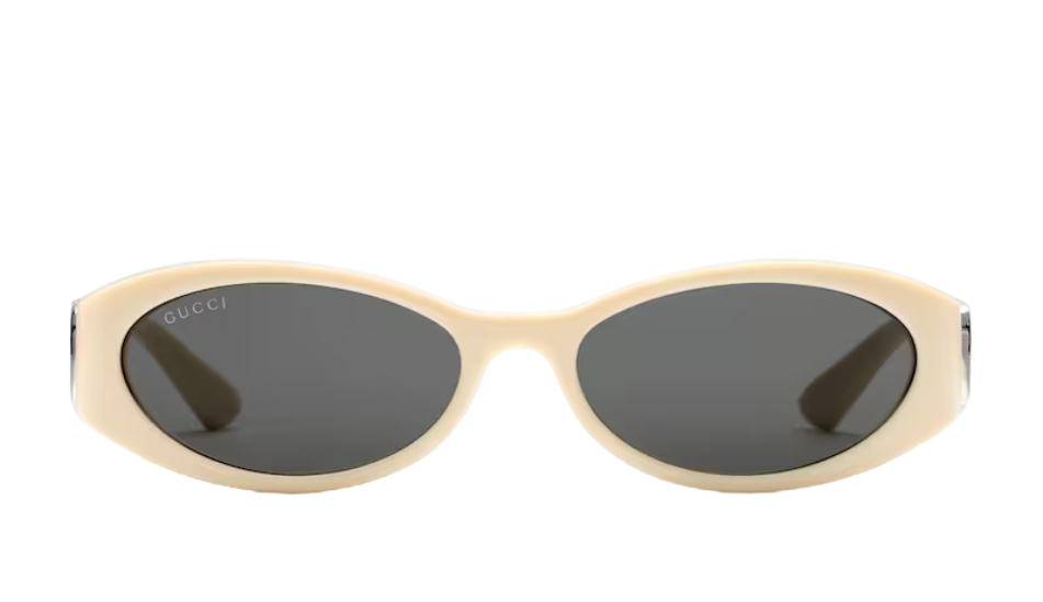 Oval frame sunglasses