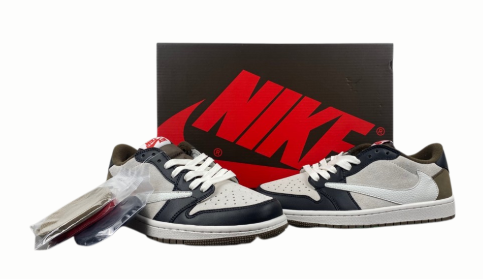 Travis Scott x Air Jordan 1 Low Grey Brown Black