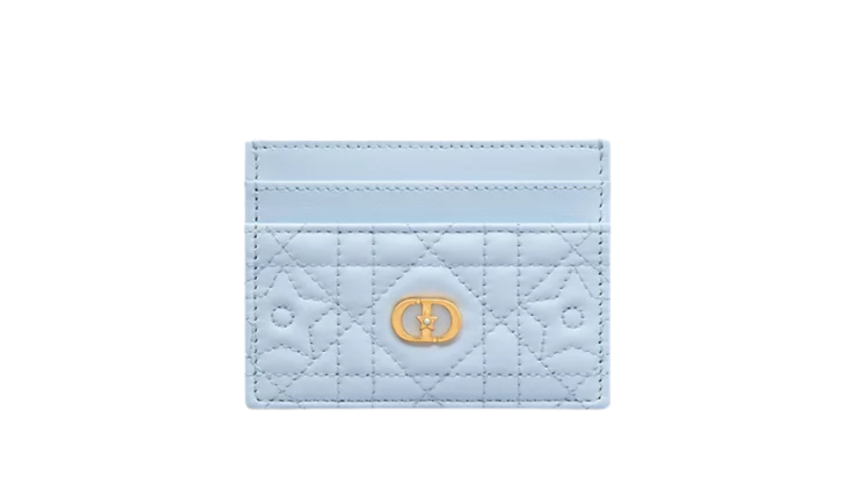 Dior Caro Freesia Card Holder