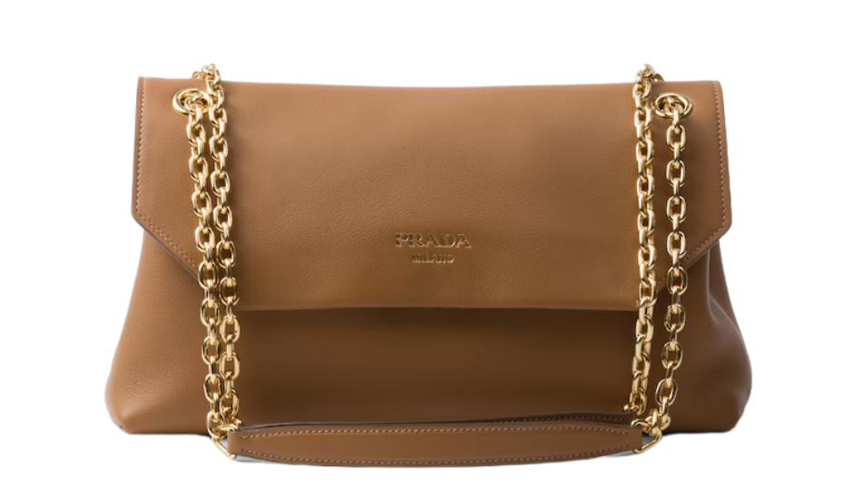 Prada Doux medium leather shoulder bag