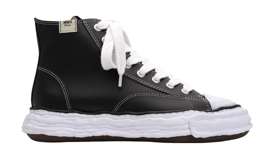 "PETERSON23" OG Sole Leather High-top Sneaker