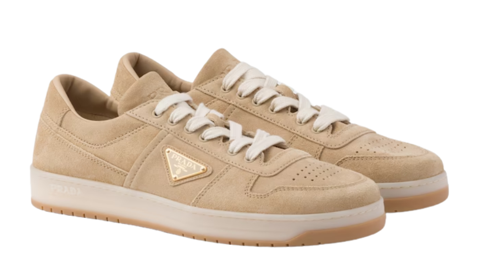 Downtown delavé suede sneakers