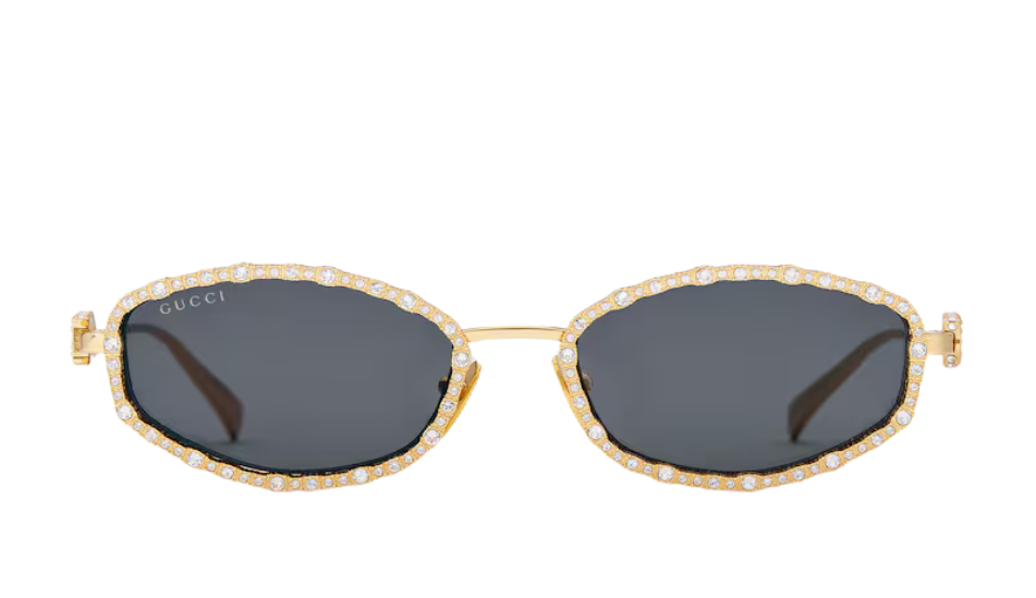 Oval frame sunglasses