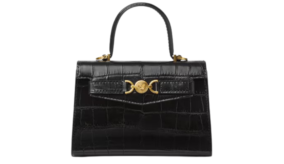 Croc-Effect Medusa '95 Small Handbag