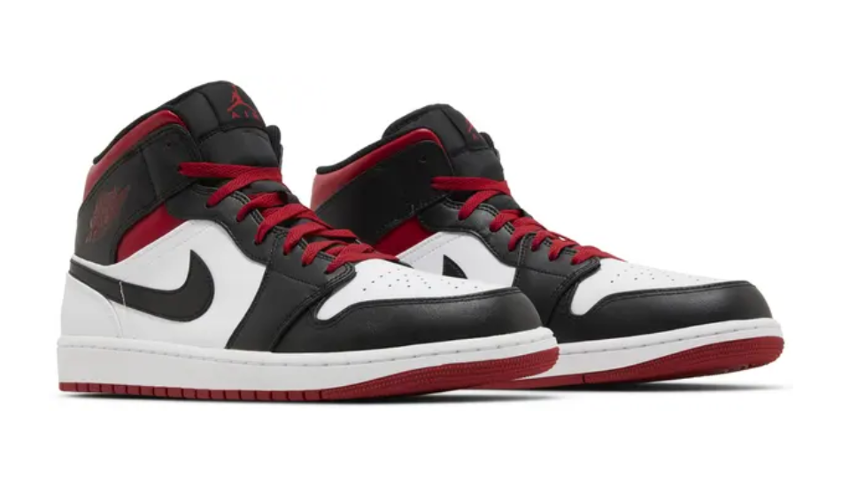 Air Jordan 1 Mid 'Gym Red Black Toe'