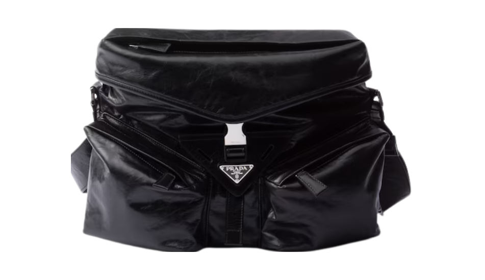 Leather shoulder bag