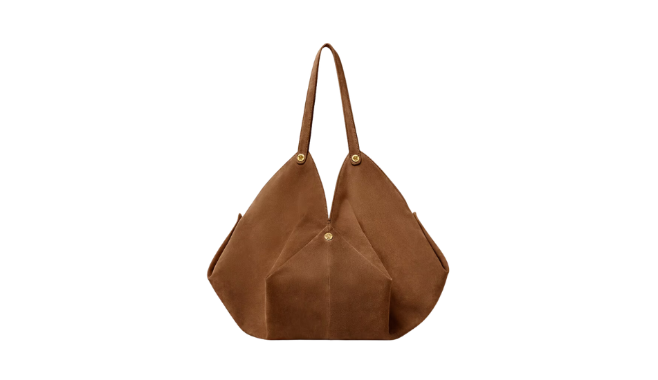 Protea Suede Large Shoulder Bag