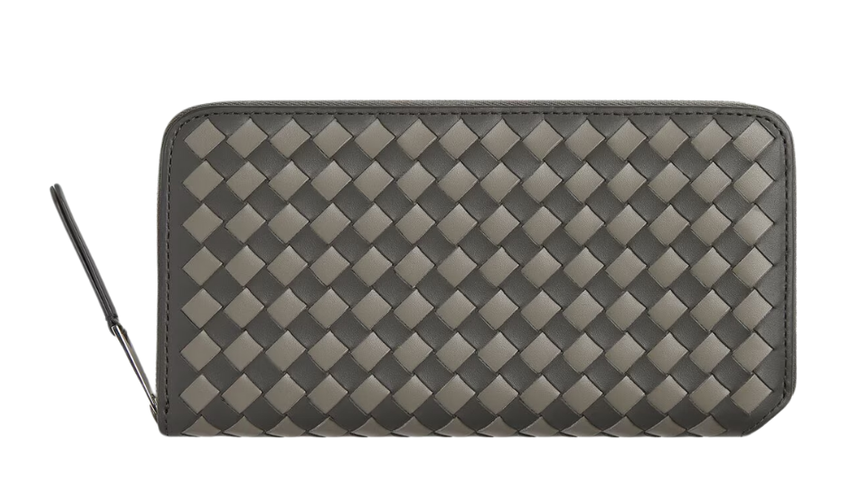 Intrecciato Piccolo Zip Around Wallet