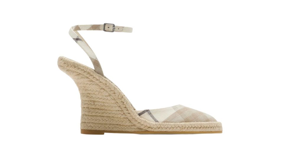 Check Mews Espadrille Pumps