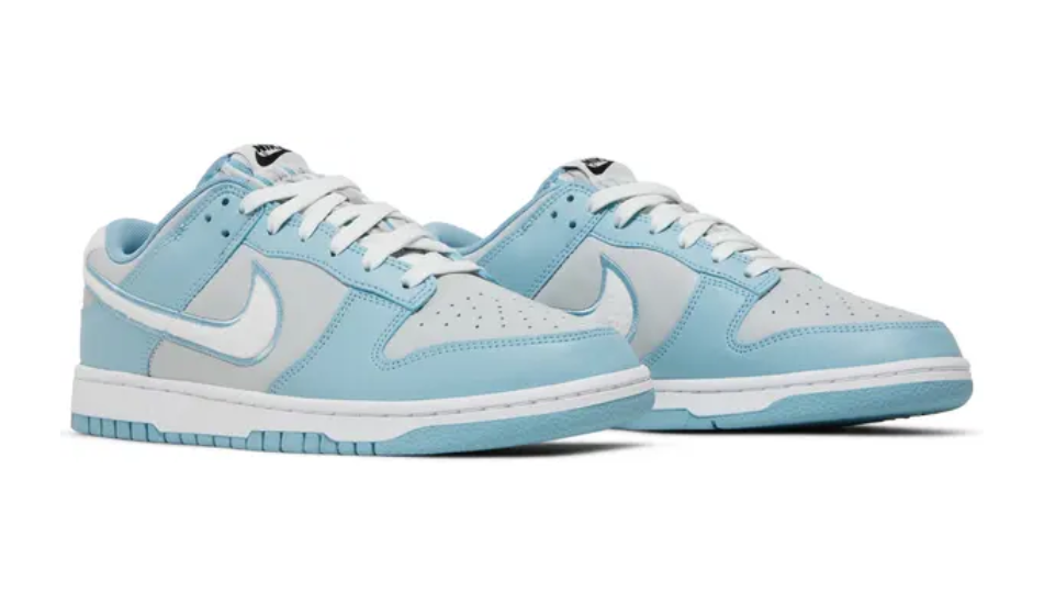 Dunk Low 'Fleece Swoosh - Light Blue'