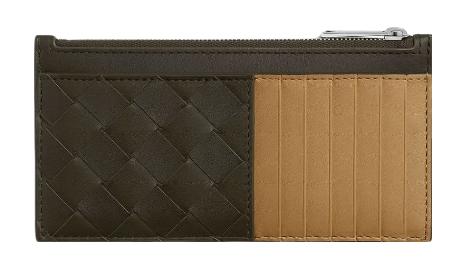 Intrecciato Long Zippered Card Case