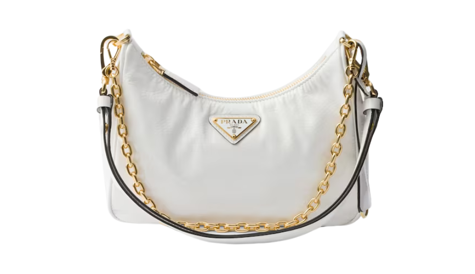 Prada Re-Edition naplak patent leather mini-bag