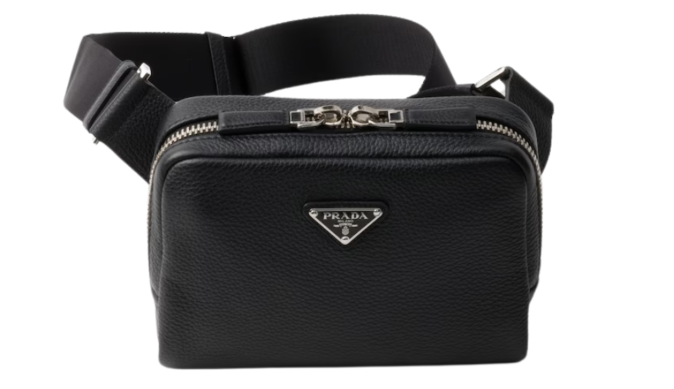 Leather shoulder bag