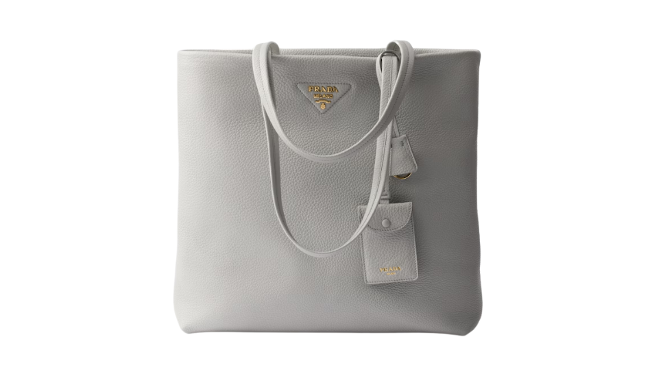 Large leather tote bag