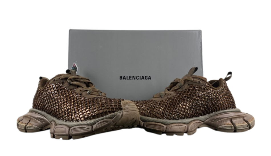 Balenciaga diamond-studded Phantom Sneaker, bronze
