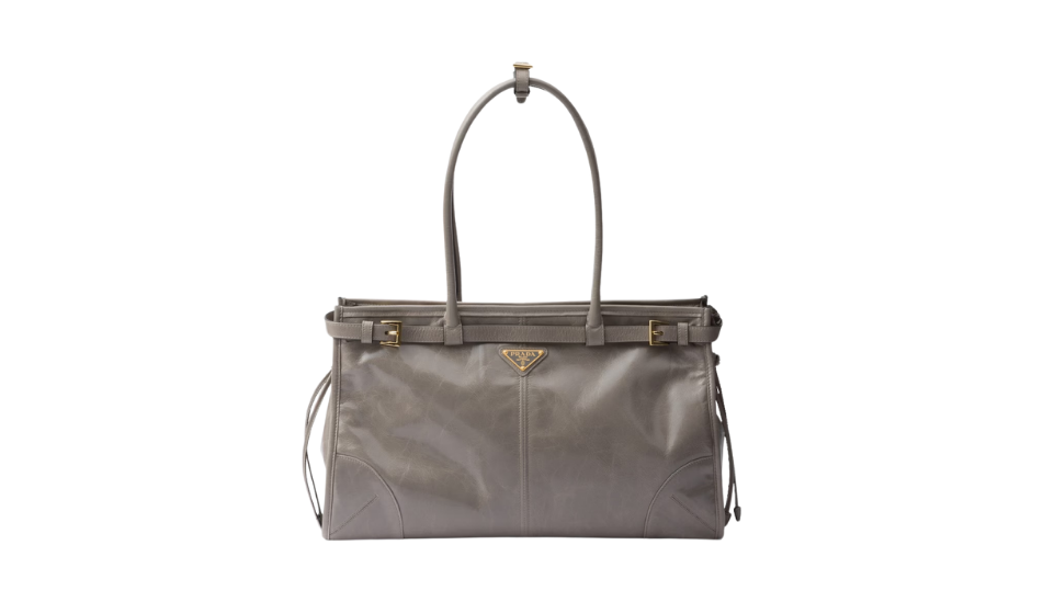 Prada Bonnie large leather handbag