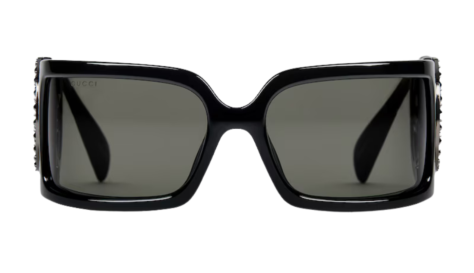 Rectangular frame sunglasses