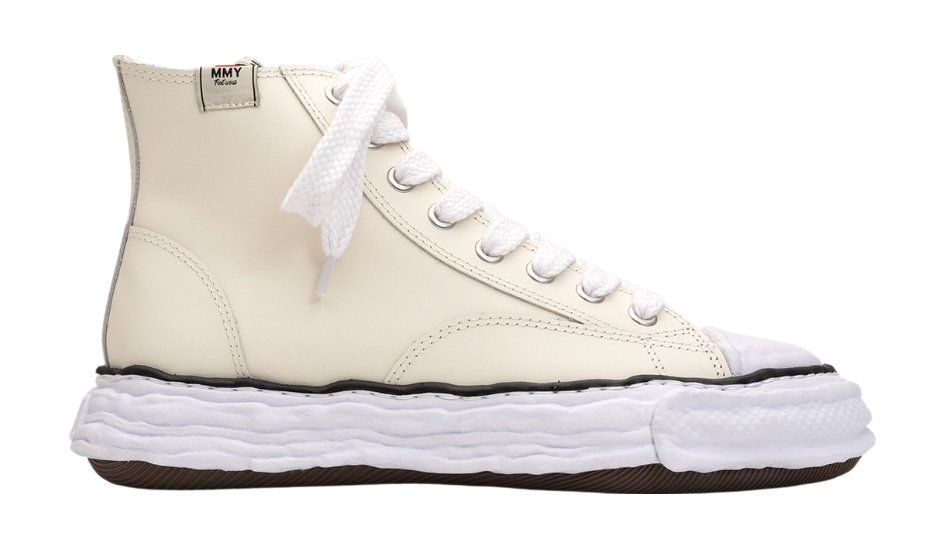 "PETERSON23" OG Sole Leather High-top Sneaker