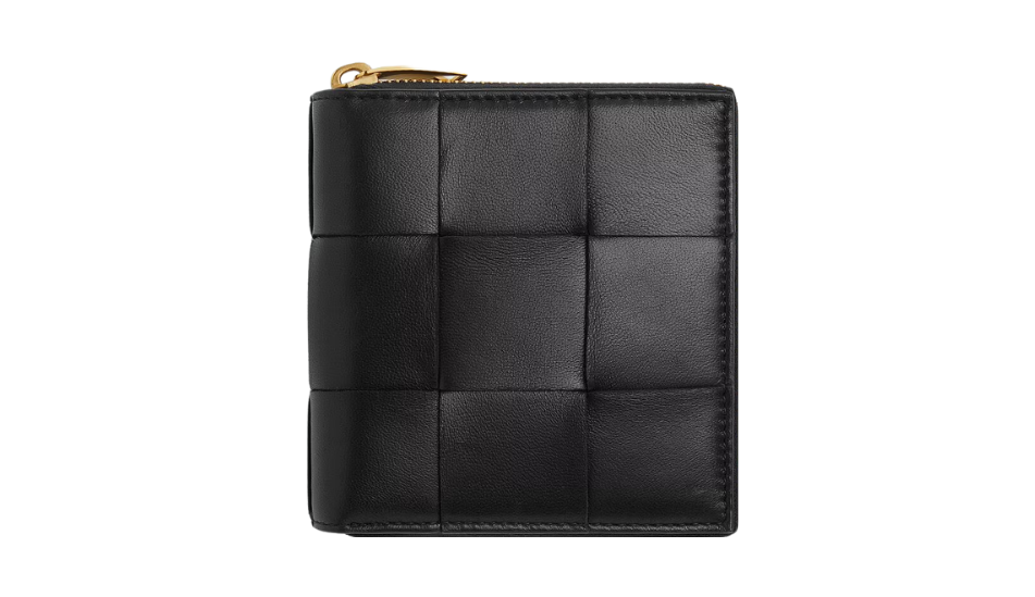 Small Cassette Compact Zip Around Wallet