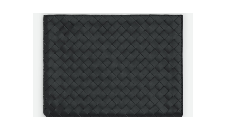 Intrecciato Half Zipped Pouch