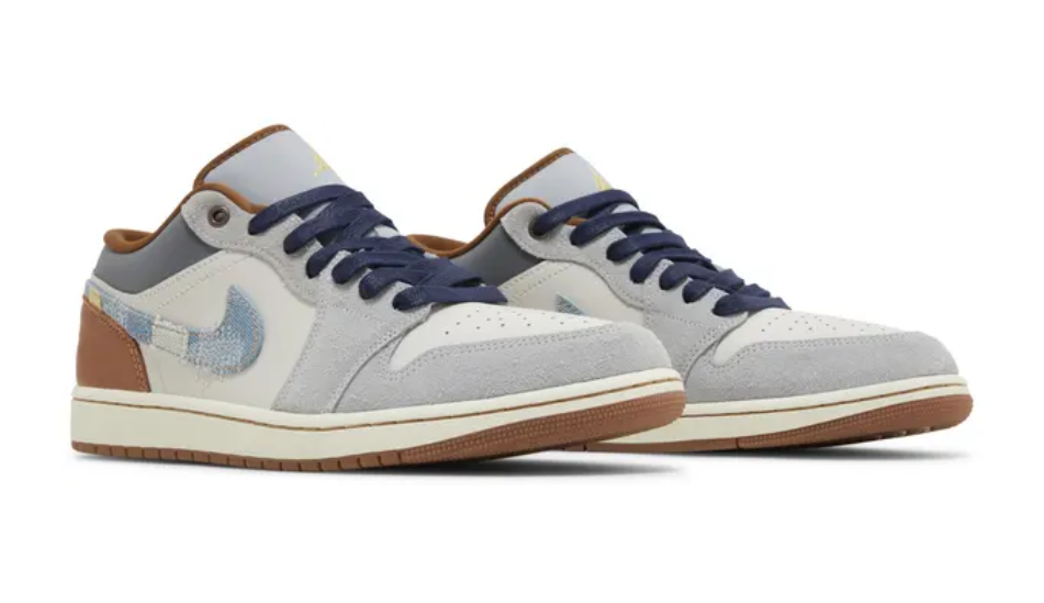 Air Jordan 1 Low SE 'Repaired Denim Swoosh'