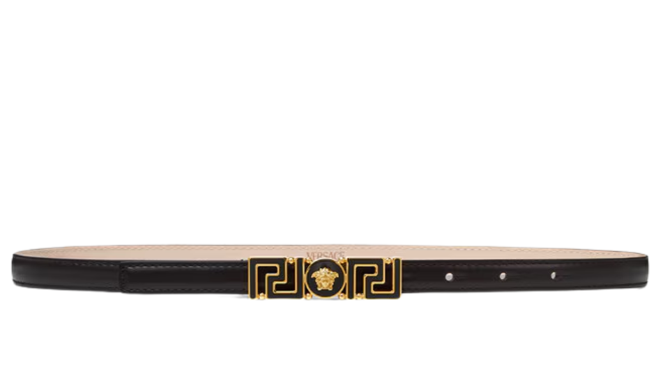 Greca Goddess Leather Belt 1,5 cm