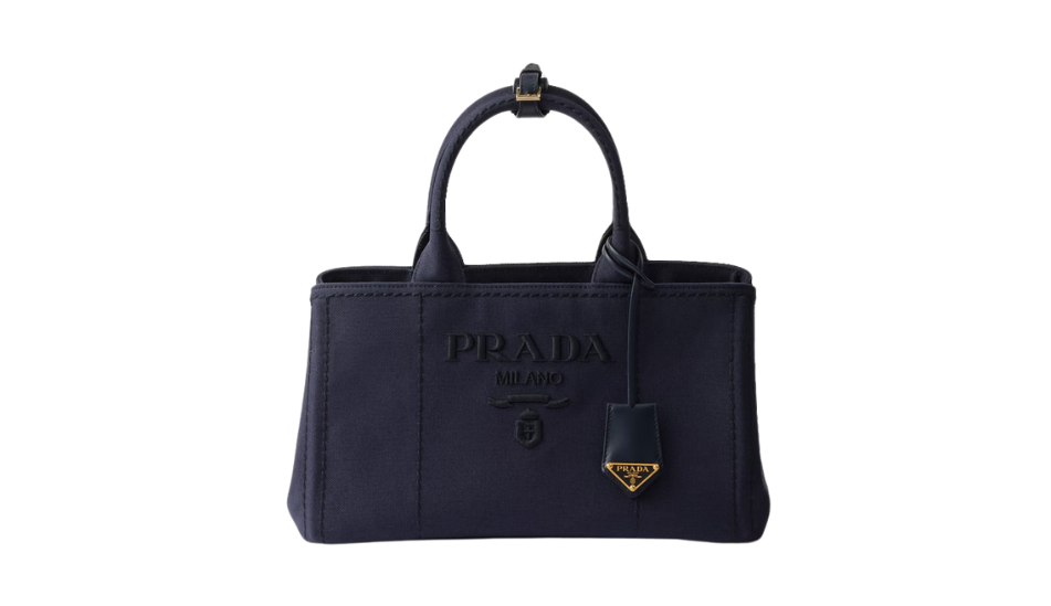 Large cotton canvas handbag