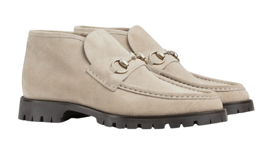 Men's ankle boot with Horsebit