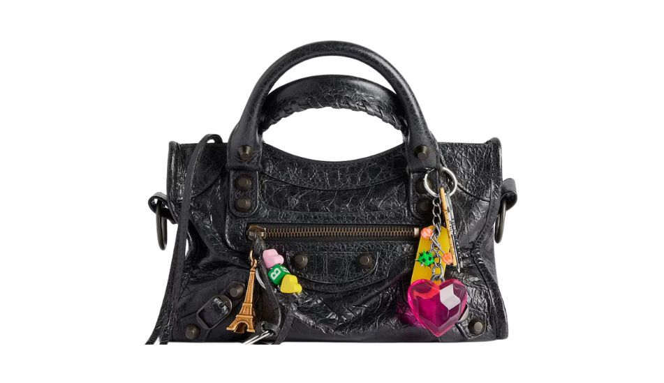 Women's Le City Mini Bag With Charms in Black