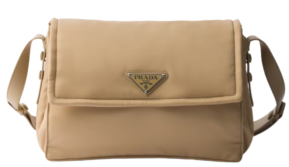 Medium padded Re-Nylon shoulder bag